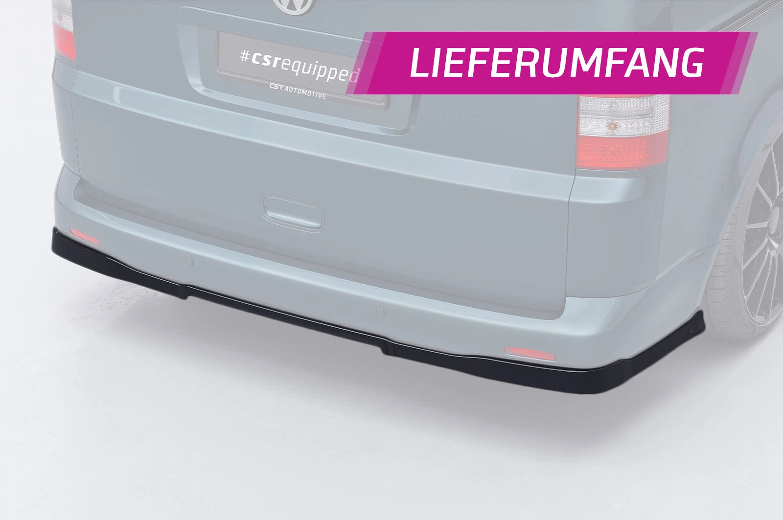 CSR Diffusor | Heckansatz mit ABE für VW T5 Bus HA269