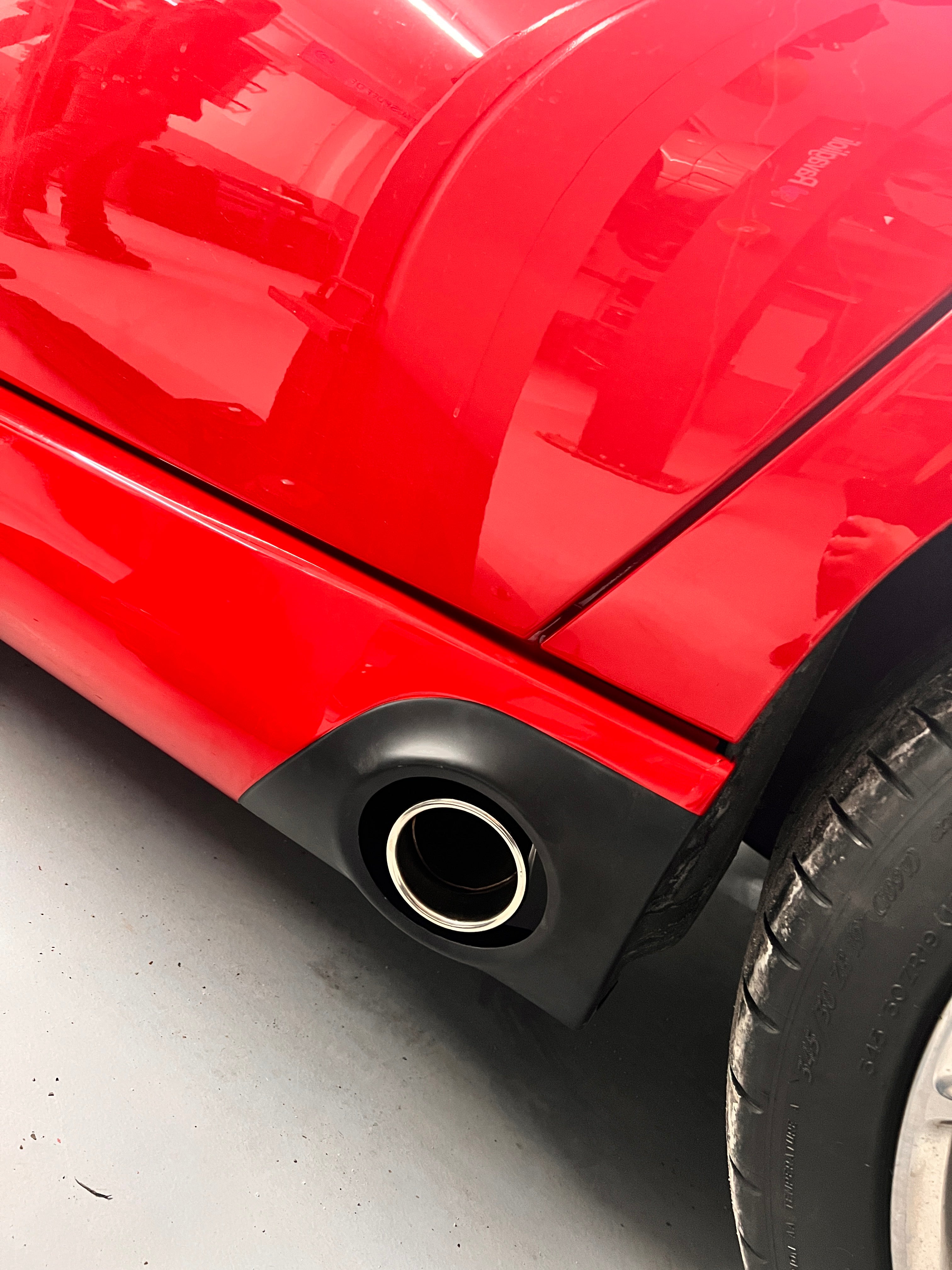 Fox passend für Dodge Viper SRT-10 Endschalldämpfer Sidepipe - 1x90 Typ 12 rechts/links