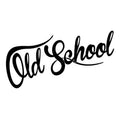OLD SCHOOL Aufkleber reflektierend – Autoaufkleber wasserfest 19x7cm
