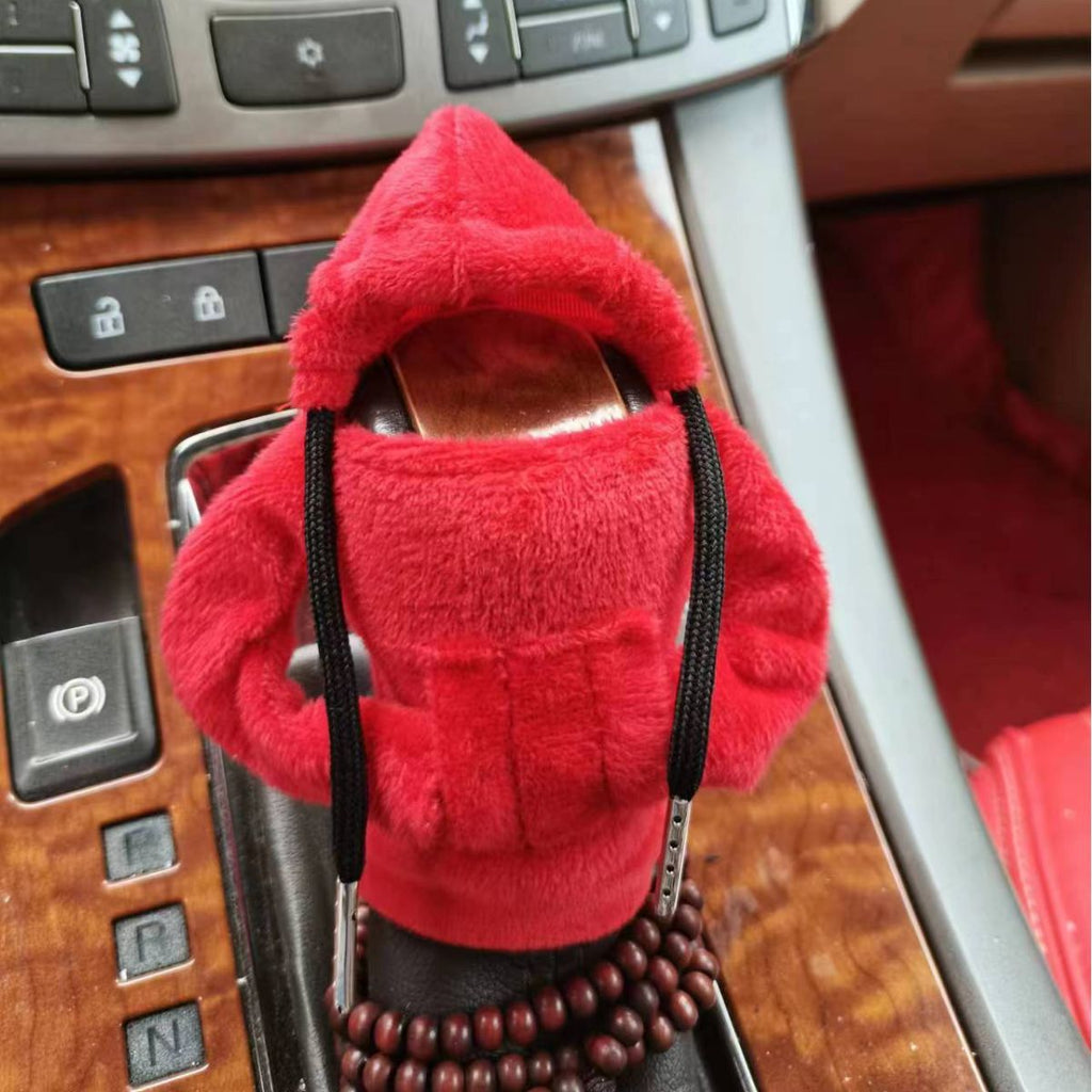 Samt Schaltknauf Hoodie Cover – Handbremsabdeckung & Schalthebelhülle aus Samt