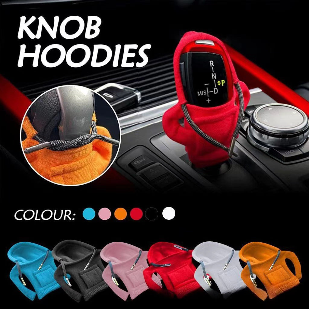 Samt Schaltknauf Hoodie Cover – Handbremsabdeckung & Schalthebelhülle aus Samt