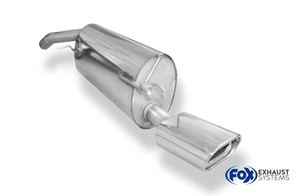 Fox passend für Fiat Bravo 198 Endschalldämpfer - 135x80 Typ 53