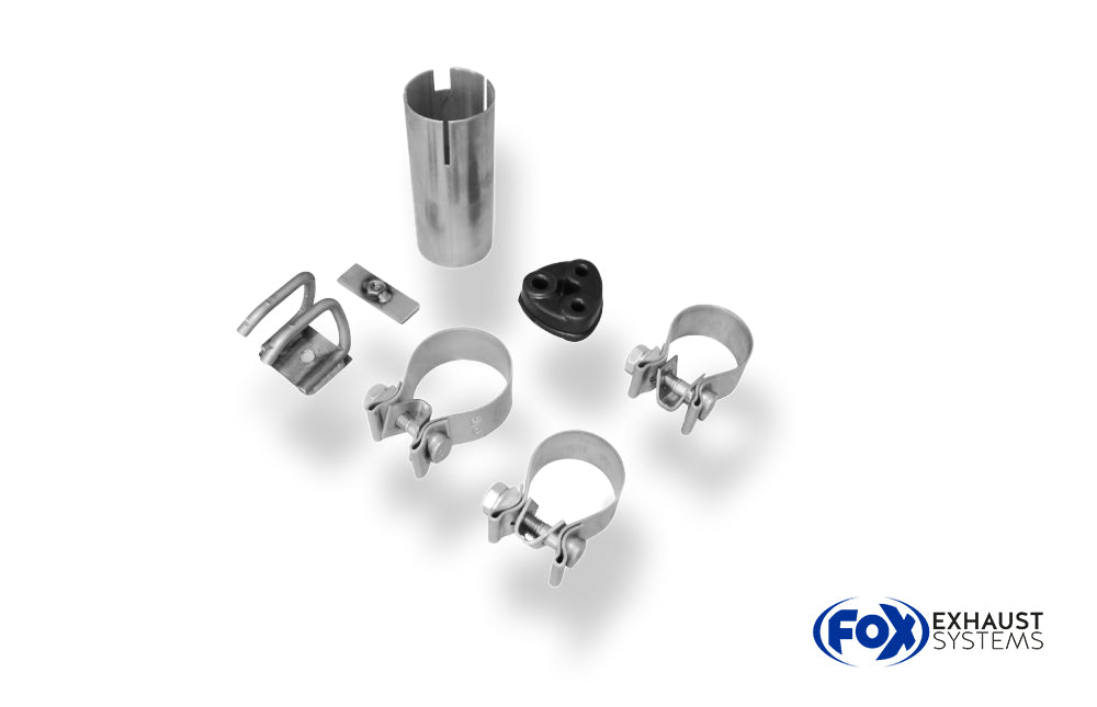 Fox passend fürFiat Bravo 198 Endschalldämpfer Ausgang rechts/links - 2x76 Typ 13 rechts/links