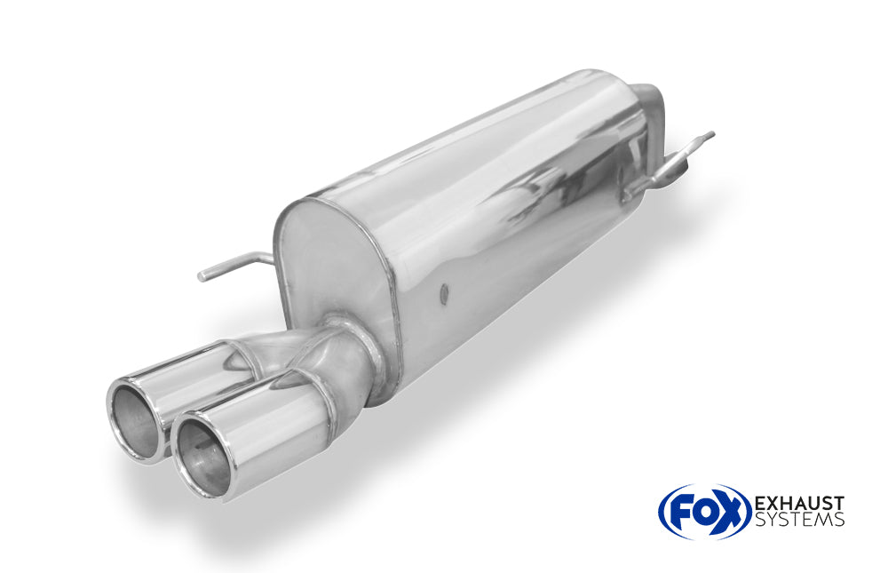 Fox passend fürFiat Grande Punto 199 - Benzin Endschalldämpfer - 2x76 Typ 12