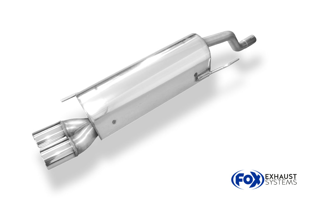 Fox passend fürFiat Grande Punto 199 - Benzin Endschalldämpfer - 2x76 Typ 12