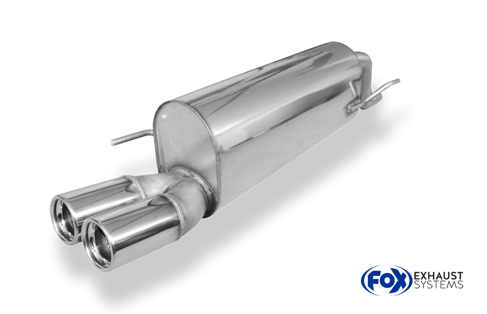 Fox passend für Fiat Grande Punto 199 - Diesel Endschalldämpfer - 2x76 Typ 13