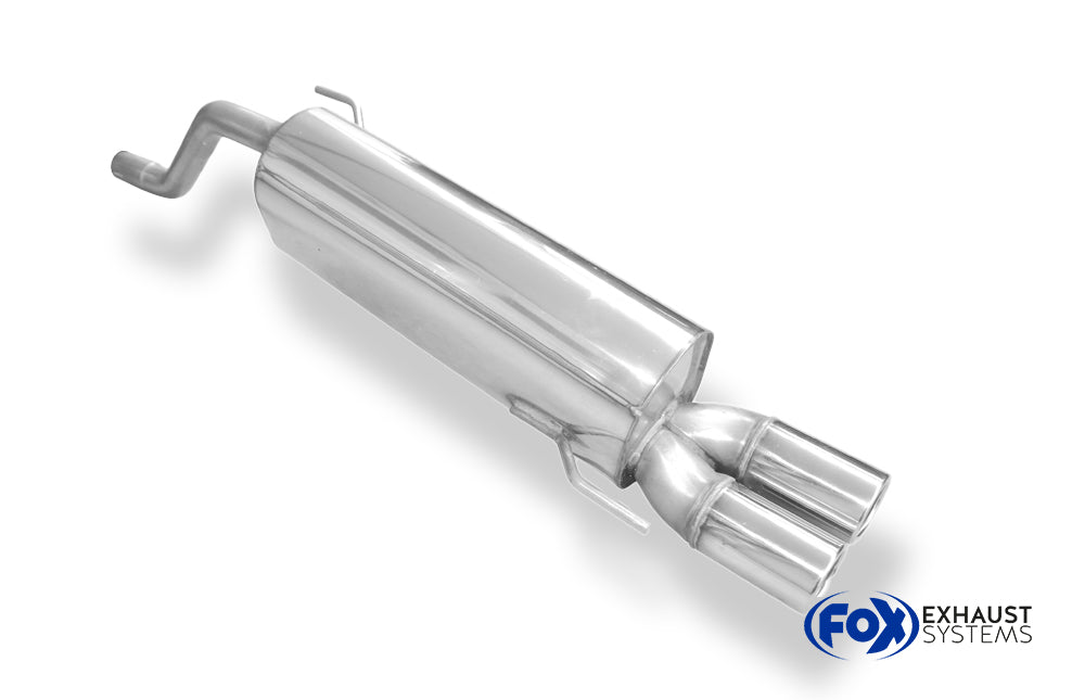 Fox passend fürFiat Grande Punto 199 - Diesel Endschalldämpfer - 2x76 Typ 13