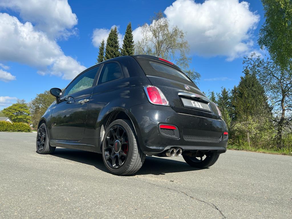 Fox passend fürFiat 500/ 500C Endschalldämpfer - 2x80 Typ 25