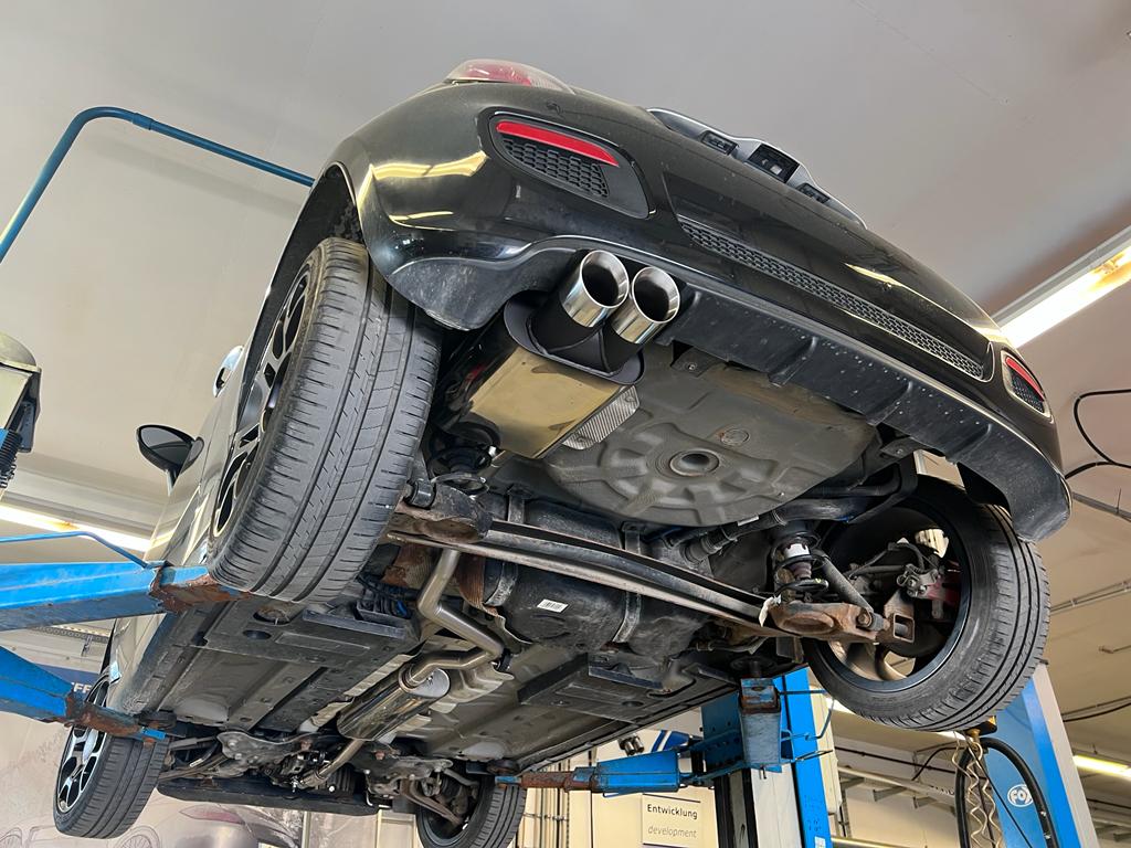 Fox passend fürFiat 500/ 500C Endschalldämpfer - 2x80 Typ 25