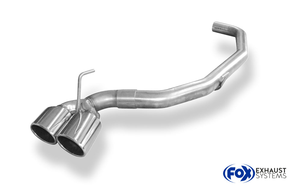 Fox passend fürFiat Ducato Wohnmobil Endrohr Ausgang zur Fahrerseite - 2x115x85 Typ 38