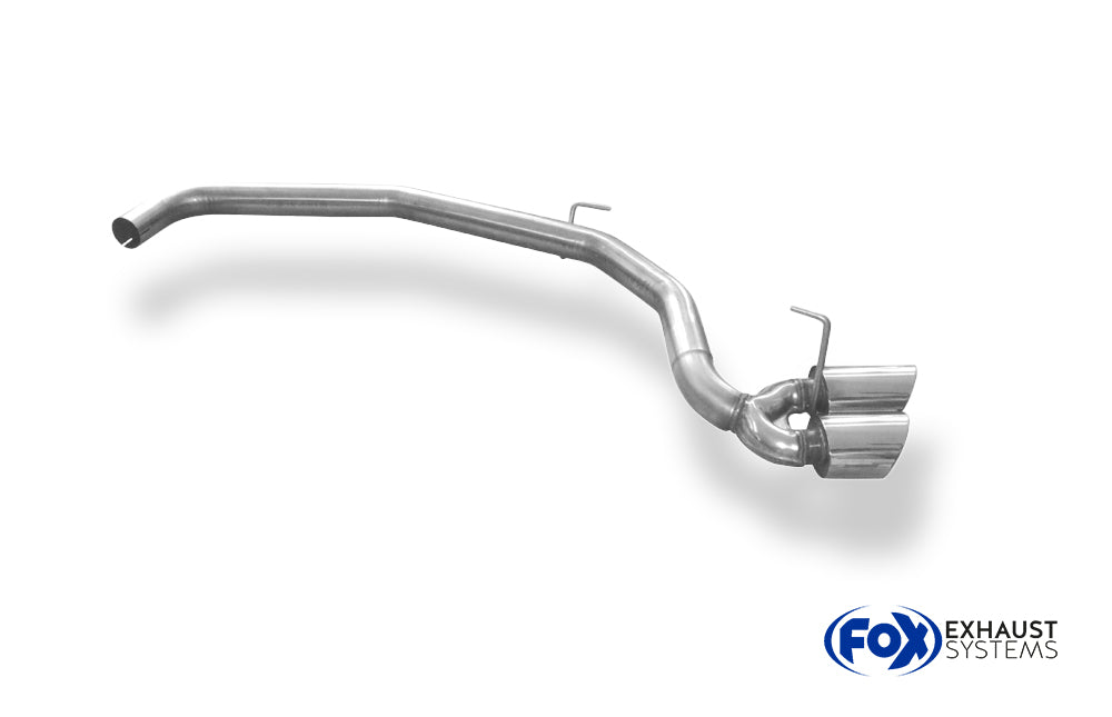 Fox passend fürFiat Ducato Wohnmobil Endrohr Ausgang zur Fahrerseite - 2x115x85 Typ 38