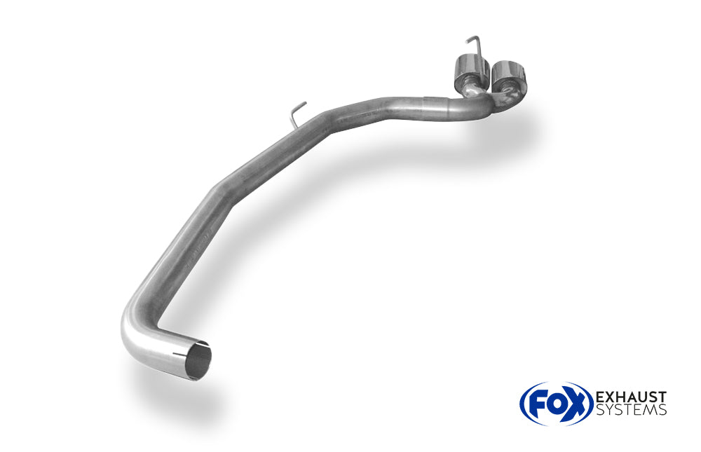 Fox passend fürFiat Ducato Wohnmobil Endrohr Ausgang zur Fahrerseite - 2x115x85 Typ 38