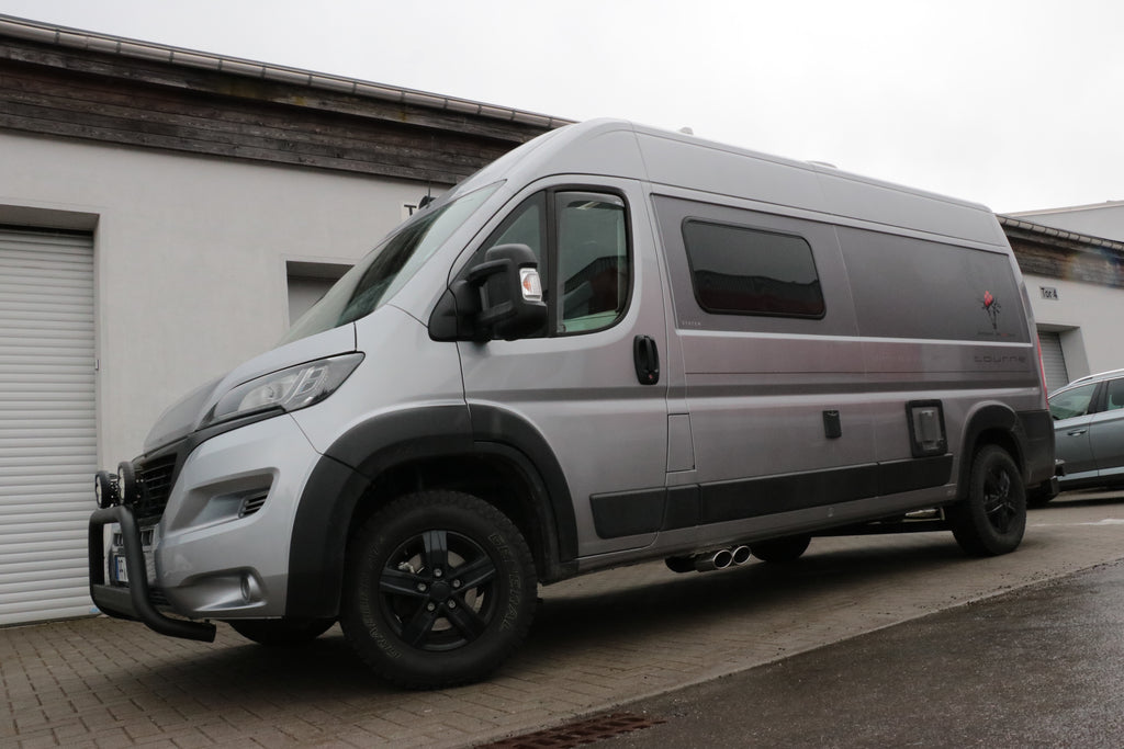 Fox passend fürFiat Ducato/ Peugeot Boxer/ Peugeot Tourne/ Citroen Jumper Endrohr Ausgang zur Fahrerseite - 2x115x85 Typ 38