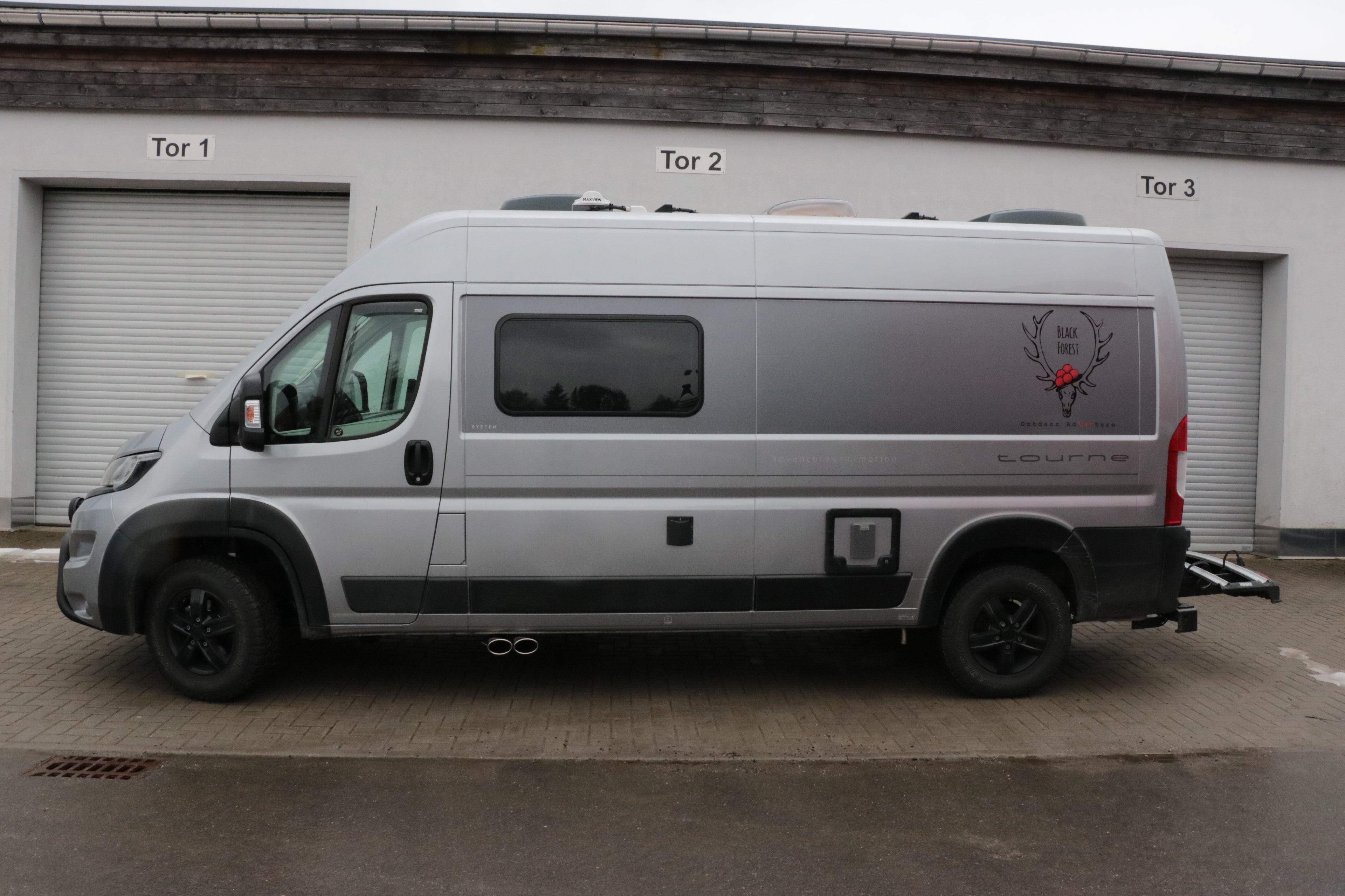 Fox passend fürFiat Ducato/ Peugeot Boxer/ Peugeot Tourne/ Citroen Jumper Endrohr Ausgang zur Fahrerseite - 2x115x85 Typ 38