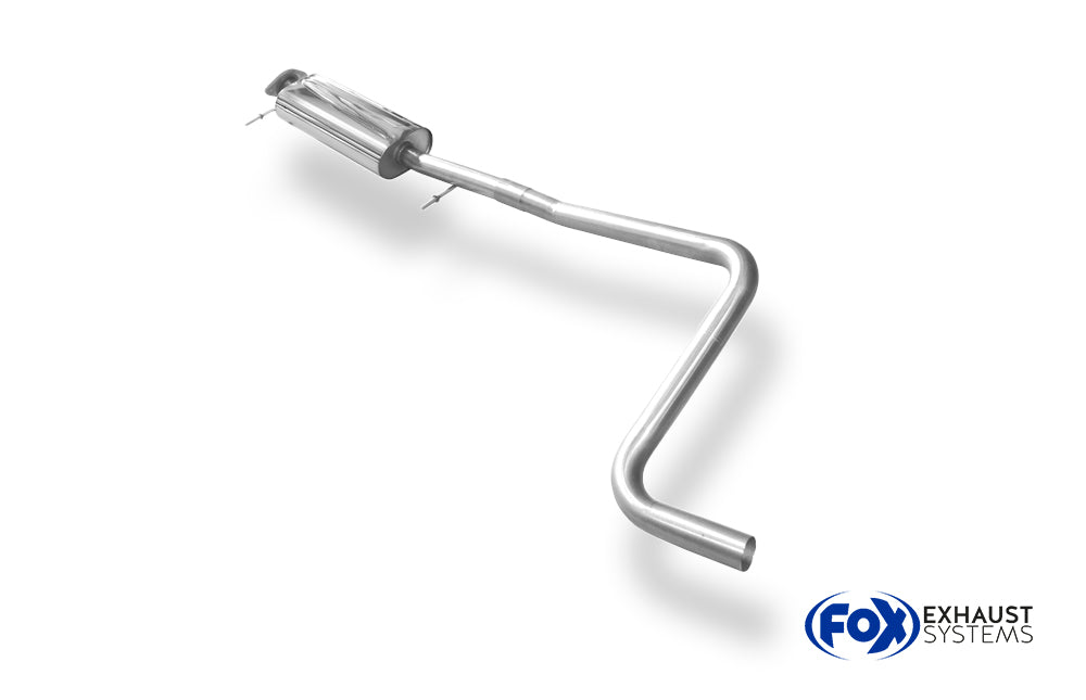 Fox passend für Ford Fiesta VII/ Fiesta VII Sport Benzin 1,0l 74kW JA8 Vorschalldämpfer