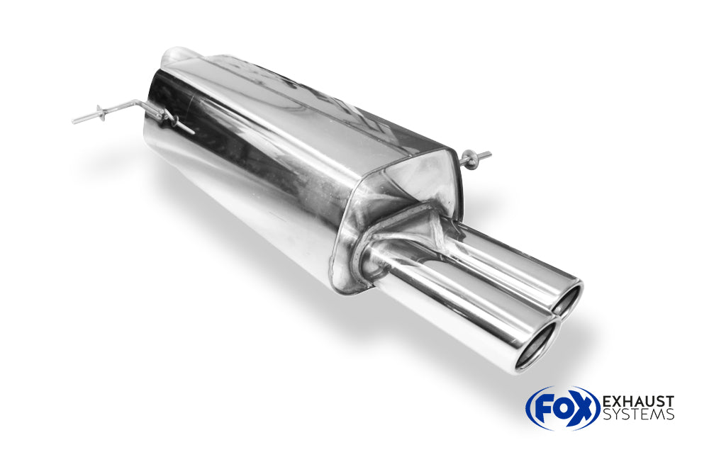 Fox passend für Ford Fiesta VII/ Fiesta VII Sport Endschalldämpfer - 2x70 Typ 16