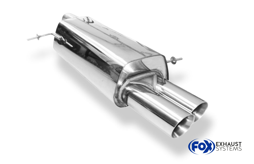 Fox passend für Ford Fiesta VII/ Fiesta VII Sport Endschalldämpfer - 2x80 Typ 25