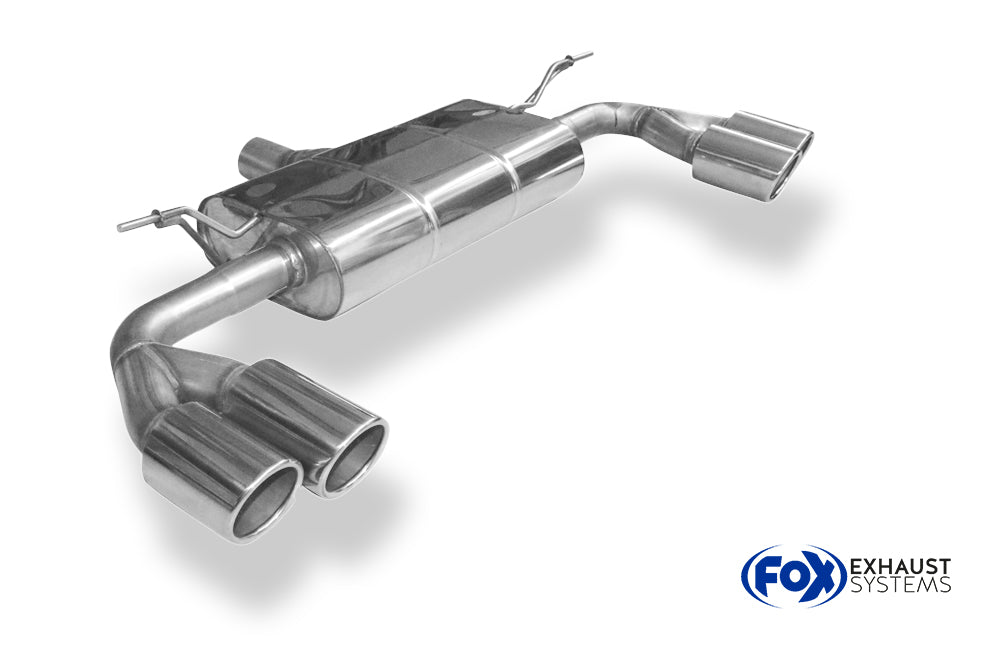 Fox passend fürFord Focus IV ST-Line - Einzelradaufhängung Endschalldämpfer Ausgang rechts/links - 2x90 Typ 25 rechts/links