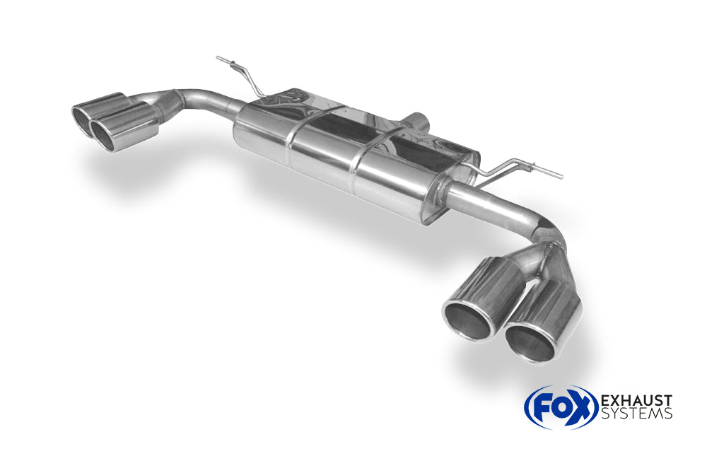 Fox passend fürFord Focus IV ST-Line - Einzelradaufhängung Endschalldämpfer Ausgang rechts/links - 2x90 Typ 25 rechts/links