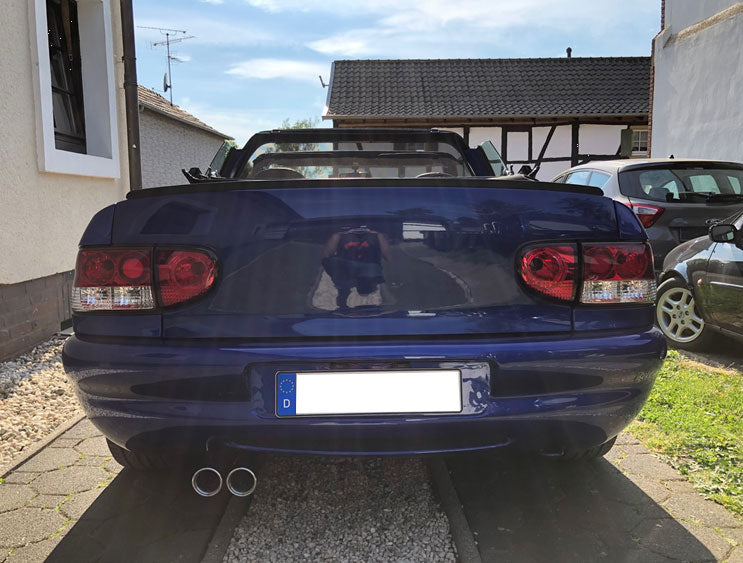 Fox passend fürFord Escort GAL/ AAL/ ABL/ ALL Endschalldämpfer - 2x76 Typ 13