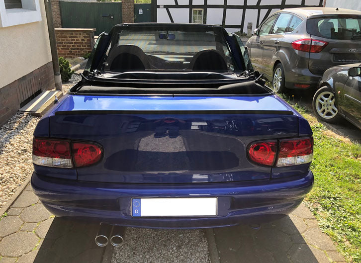 Fox passend für Ford Escort GAL/ AAL/ ABL/ ALL Endschalldämpfer - 2x76 Typ 13