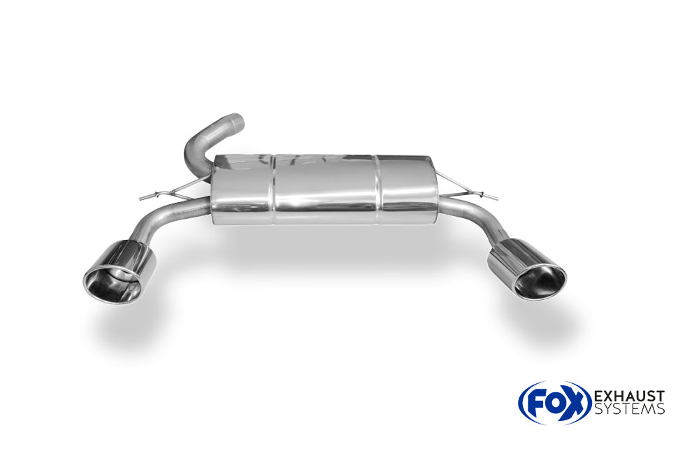 Fox passend fürFord Focus II RS Endschalldämpfer rechts/links - 129x106 Typ 32 rechts/links