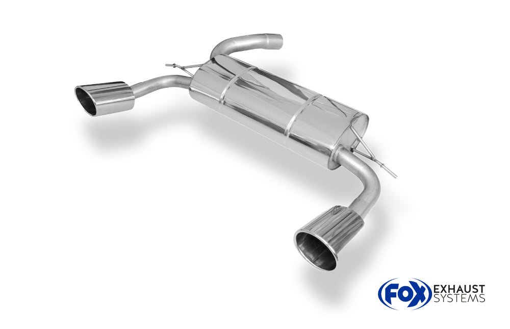 Fox passend fürFord Focus II RS Endschalldämpfer rechts/links - 129x106 Typ 32 rechts/links