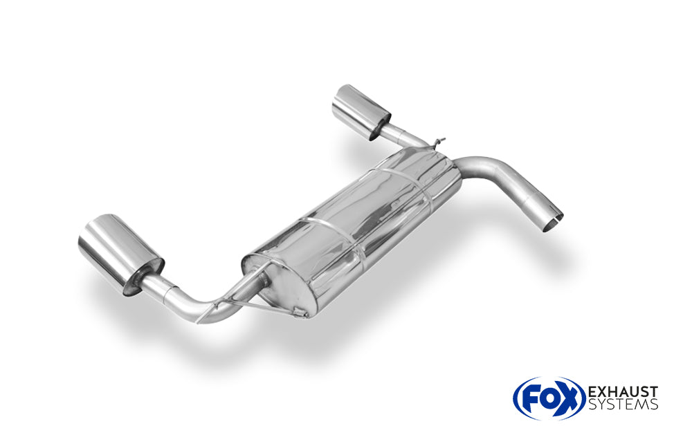 Fox passend für Ford Focus II RS Endschalldämpfer rechts/links - 129x106 Typ 32 rechts/links