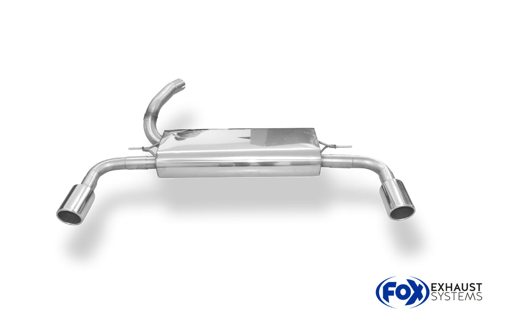 Fox passend für Ford Focus III Fließheck Endschalldämpfer Ausgang rechts/links - 1x90 Typ 16 rechts/links