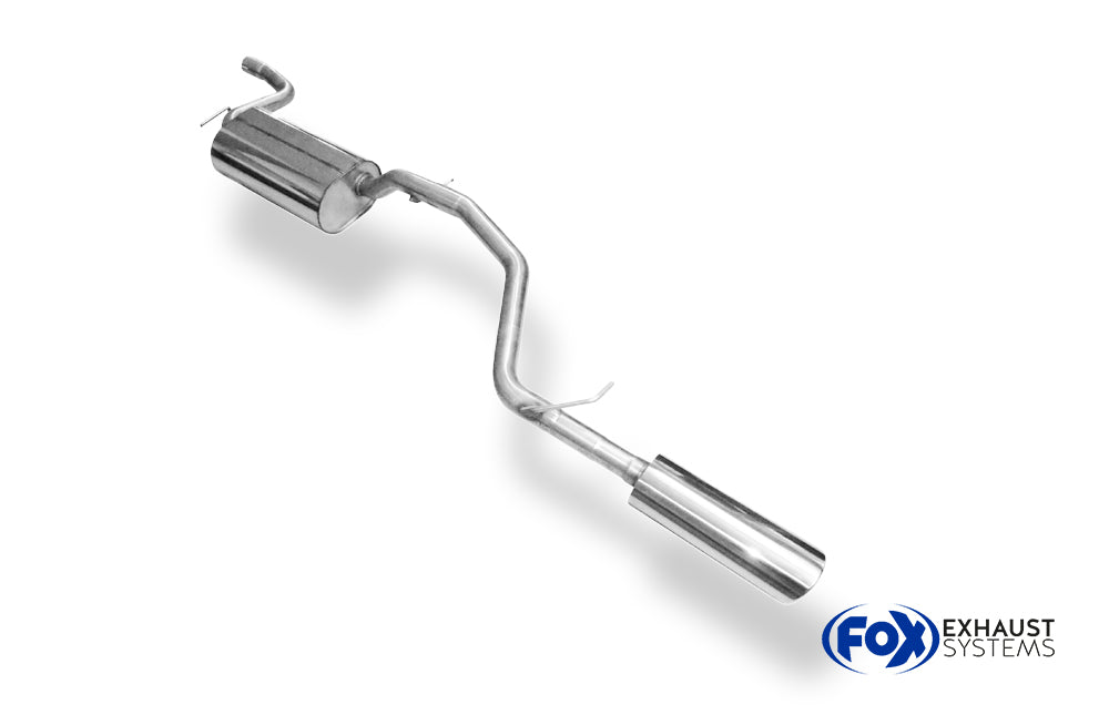Fox passend fürFord Focus III Ecoboost - Turnier/ Kombi Endschalldämpfer Ausgang links - 106x71 Typ 32 links