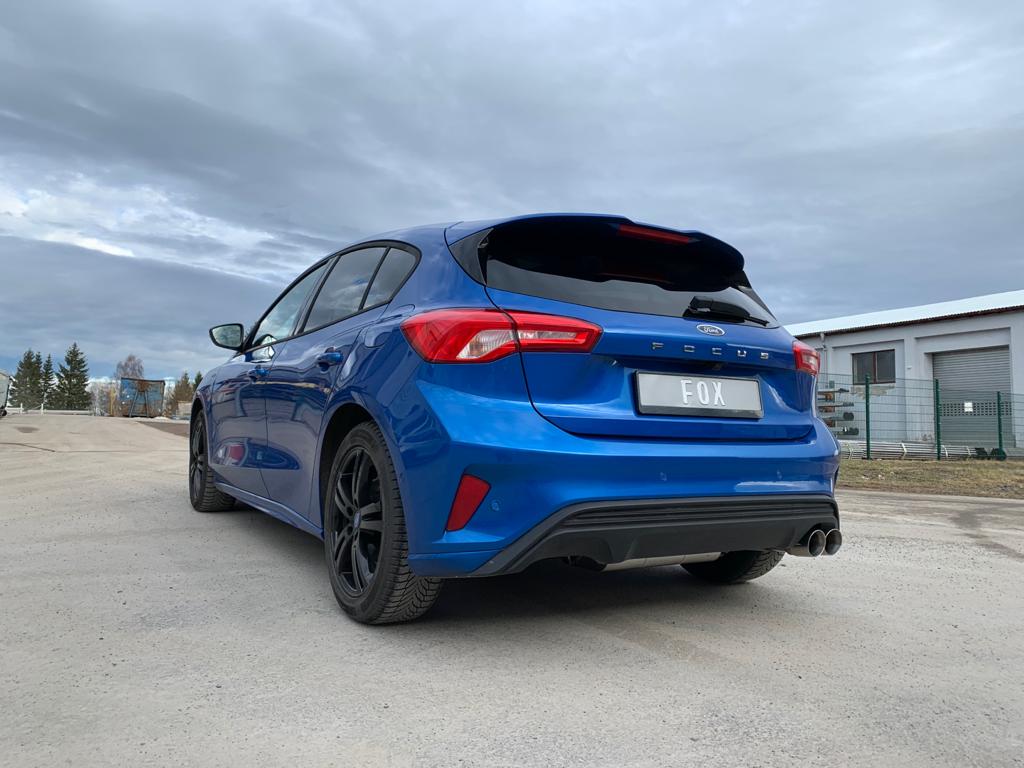 Fox passend fürFord Focus IV ST-Line - Einzelradaufhängung Endschalldämpfer Ausgang rechts - 2x90 Typ 25