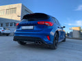 Fox passend für Ford Focus IV ST-Line - starre Hinterachse Endschalldämpfer Ausgang rechts/links - 2x90 Typ 16 rechts/links