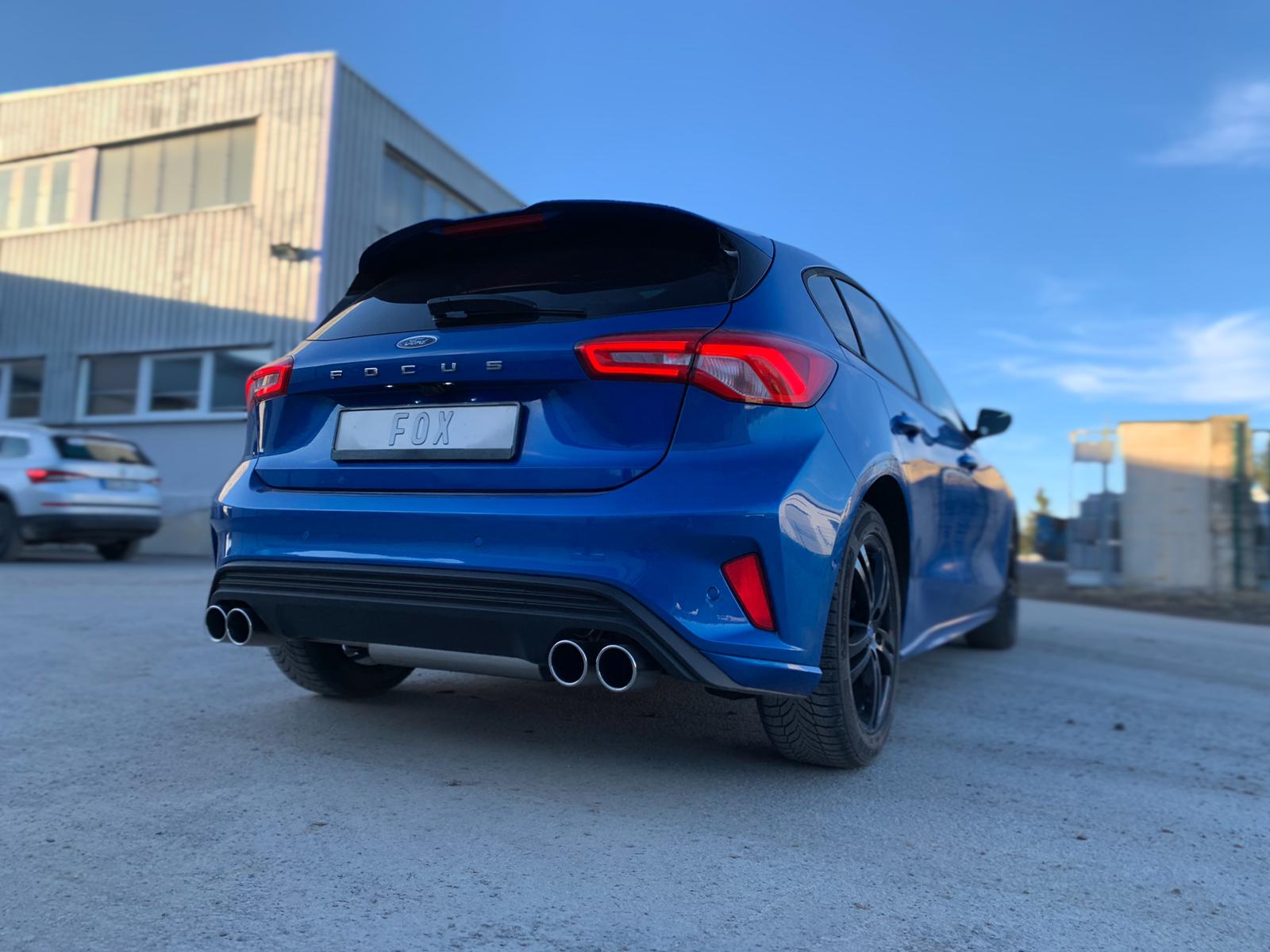 Fox passend für Ford Focus IV ST-Line - Einzelradaufhängung Endschalldämpfer Ausgang rechts/links - 2x90 Typ 16 rechts/links