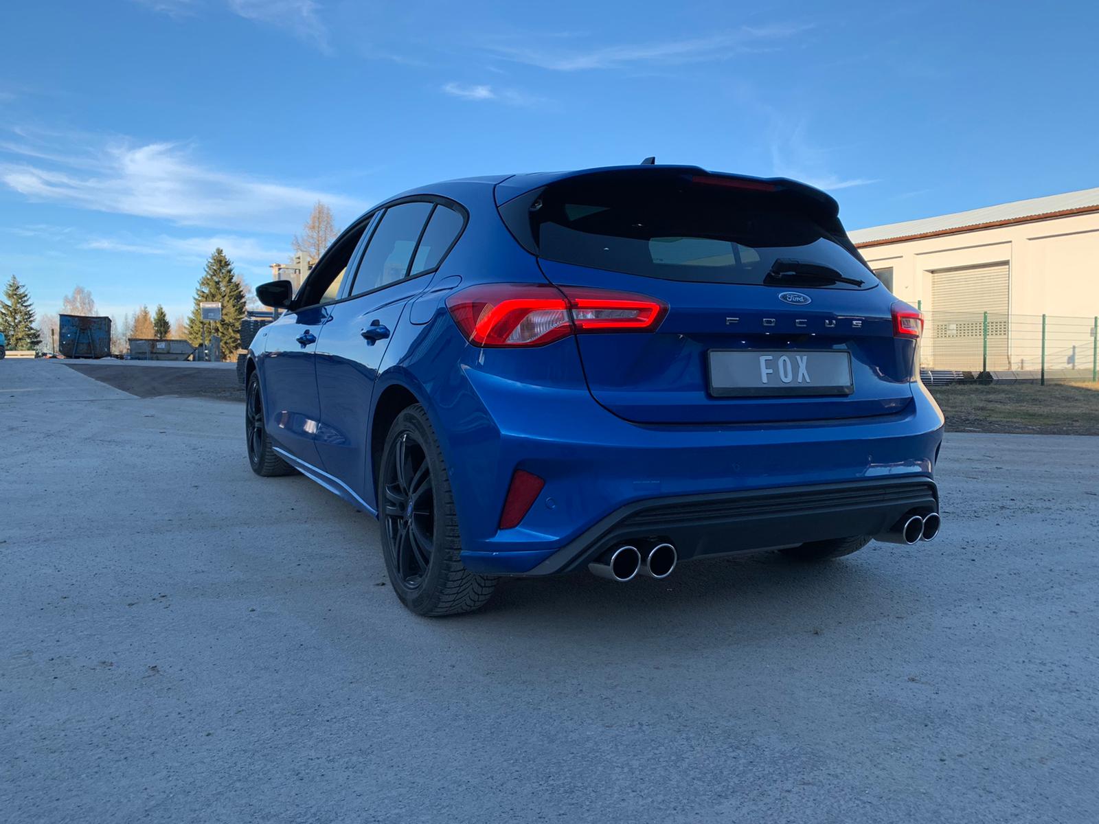 Fox passend fürFord Focus IV ST-Line - starre Hinterachse Endschalldämpfer Ausgang rechts/links - 2x90 Typ 16 rechts/links