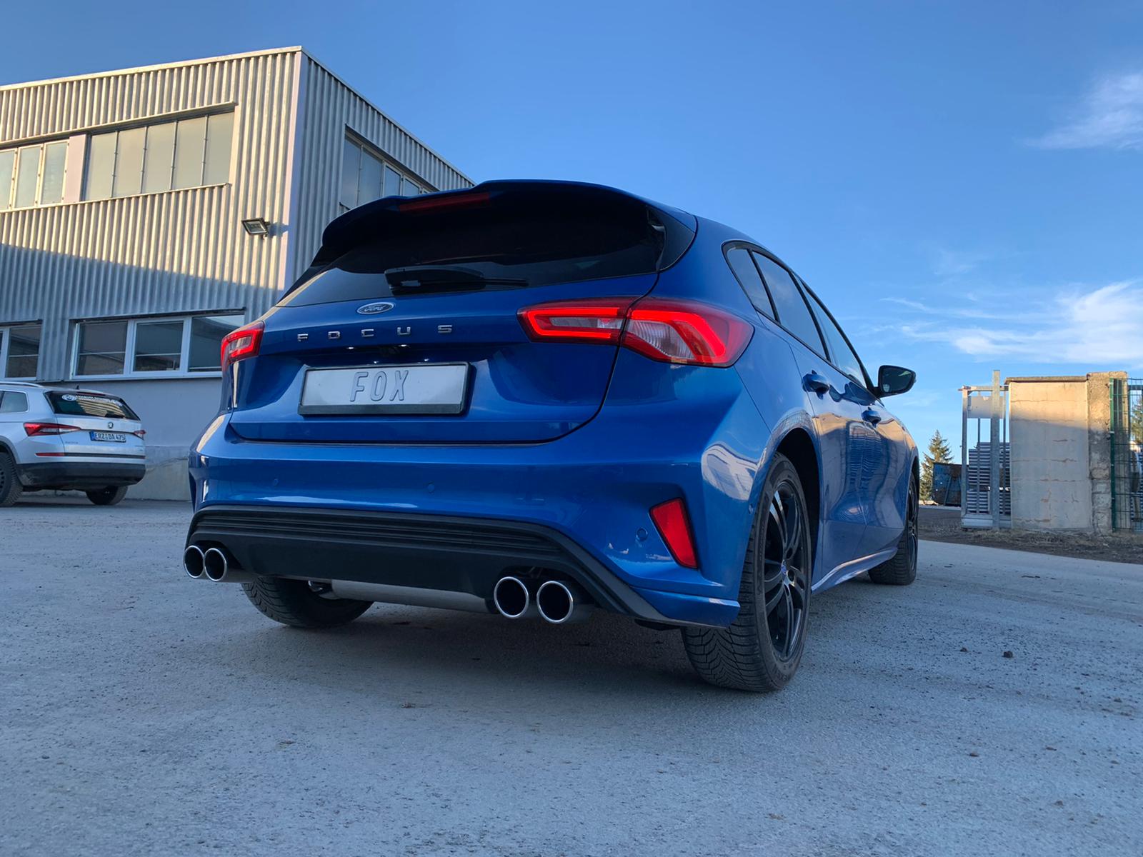 Fox passend fürFord Focus IV ST-Line - Einzelradaufhängung Endschalldämpfer Ausgang rechts/links - 2x90 Typ 16 rechts/links