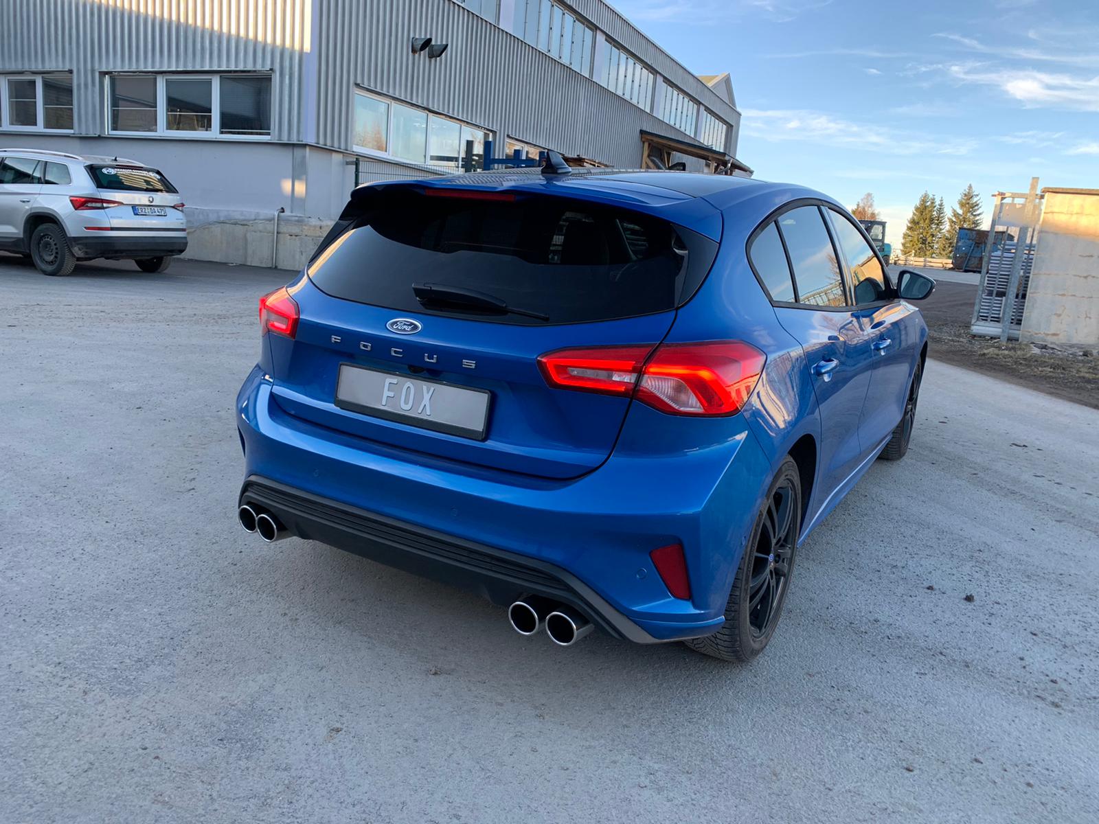 Fox passend fürFord Focus IV ST-Line - Einzelradaufhängung Endschalldämpfer Ausgang rechts/links - 2x90 Typ 16 rechts/links