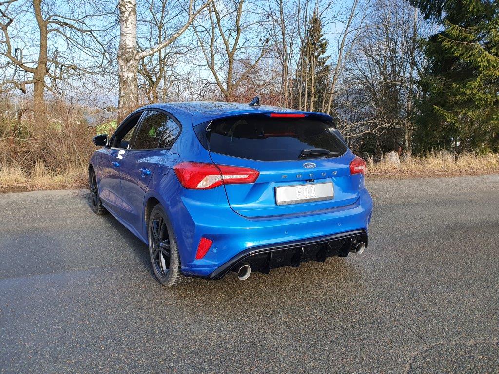Fox passend fürFord Focus IV ST-Line - starre Hinterachse Endschalldämpfer Ausgang rechts/links - 1x100 Typ 25 rechts/links