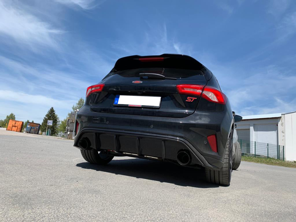 Fox passend fürFord Focus IV ST Endschalldämpfer Ausgang rechts/links ab OPF - 1x100 Typ 25 rechts/links schwarz emalliert