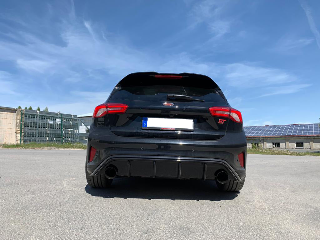 Fox passend fürFord Focus IV ST Endschalldämpfer Ausgang rechts/links ab OPF - 1x100 Typ 25 rechts/links schwarz emalliert