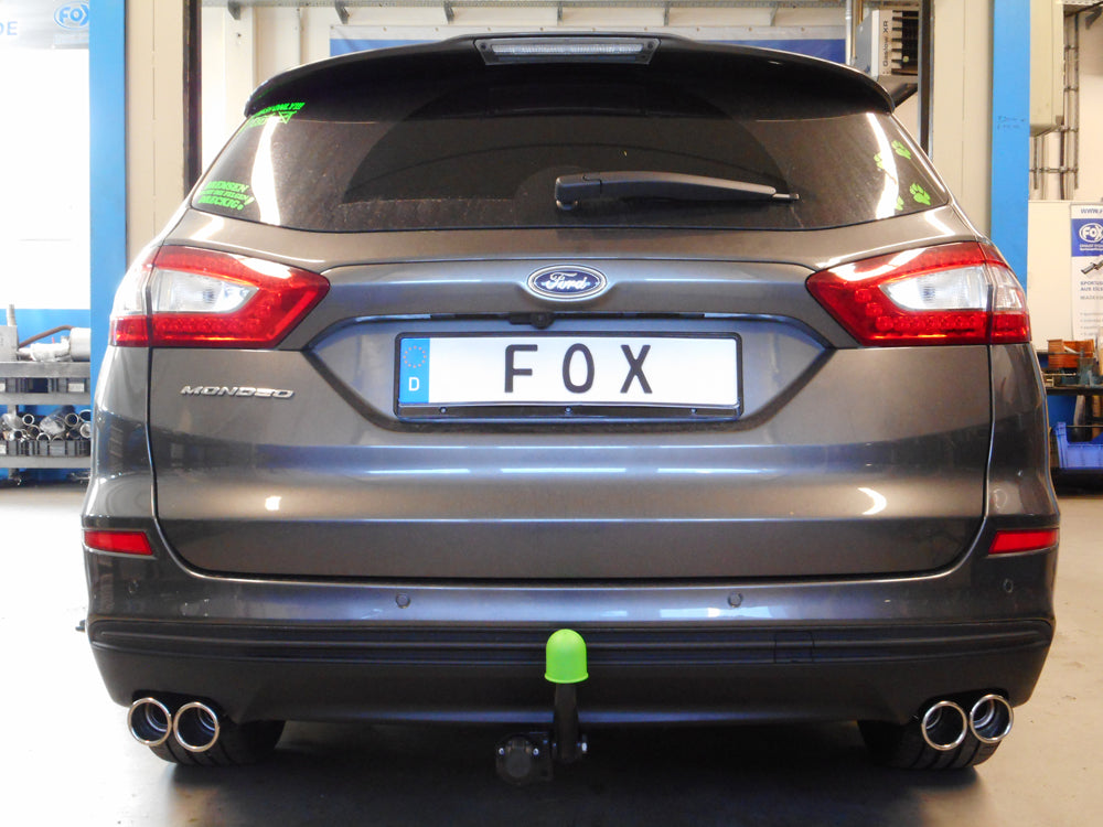Fox passend für Mondeo V Schrägheck/ Turnier/ Stufenheck Endschalldämpfer quer Ausgang rechts/links - 2x76 Typ 16 rechts/links