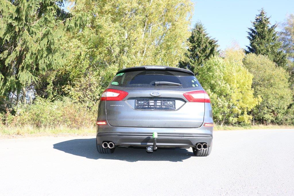 Fox passend für Mondeo V Schrägheck/ Turnier/ Stufenheck Endschalldämpfer quer Ausgang rechts/links - 2x76 Typ 25 rechts/links
