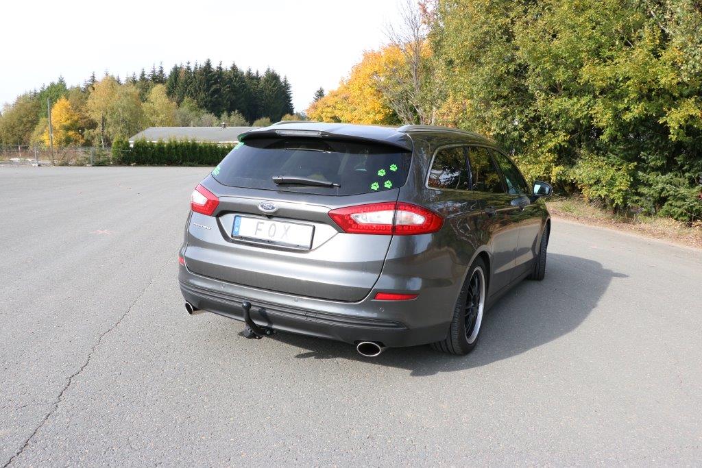 Fox passend fürMondeo V Schrägheck/ Turnier/ Stufenheck Endschalldämpfer quer Ausgang rechts/links - 115x85 Typ 38 rechts/links