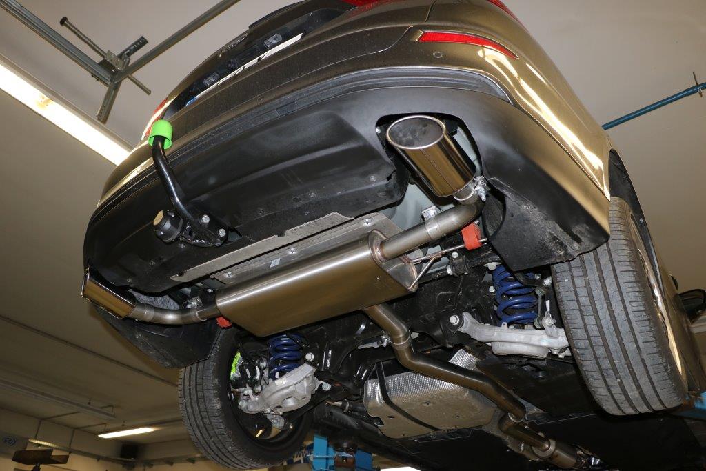 Fox passend fürMondeo V Schrägheck/ Turnier/ Stufenheck Endschalldämpfer quer Ausgang rechts/links - 115x85 Typ 38 rechts/links