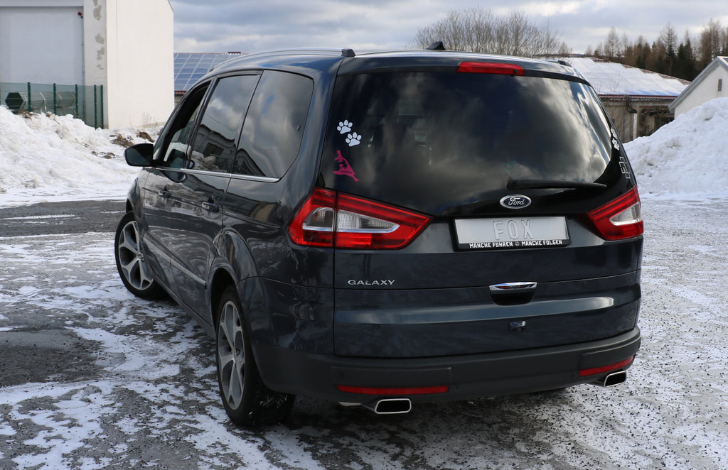 Fox passend fürFord Galaxy II - WA6 Endschalldämpfer rechts/links - 145x65 Typ 59 rechts/links