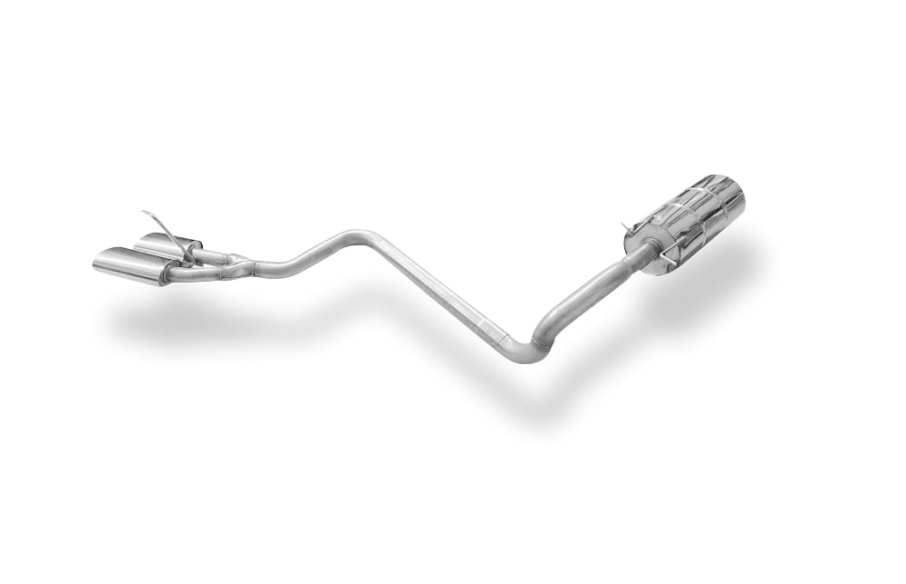 Fox passend fürFord Ranger 2011-08/2016 - 4x4 - Doppelkabine Endschalldämpfer Sidepipe, Ausgang an der linken Fahrzeugseite hinter dem Hinterrad - 2x115x85 Typ 38