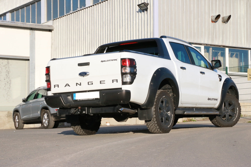 Fox passend für Ford Ranger ab 10/2016  - 4x4 - Doppelkabine + Wildtrak Endschalldämpfer Dieseloptik - 1x76 Typ 28