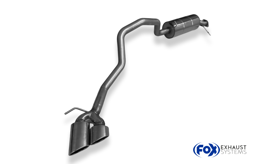 Fox passend fürFord Raptor - Doppelkabine Endschalldämpfer Sidepipe, Ausgang an der rechten Fahrzeugseite hinter dem Hinterrad  - 2x115x85 Typ 38