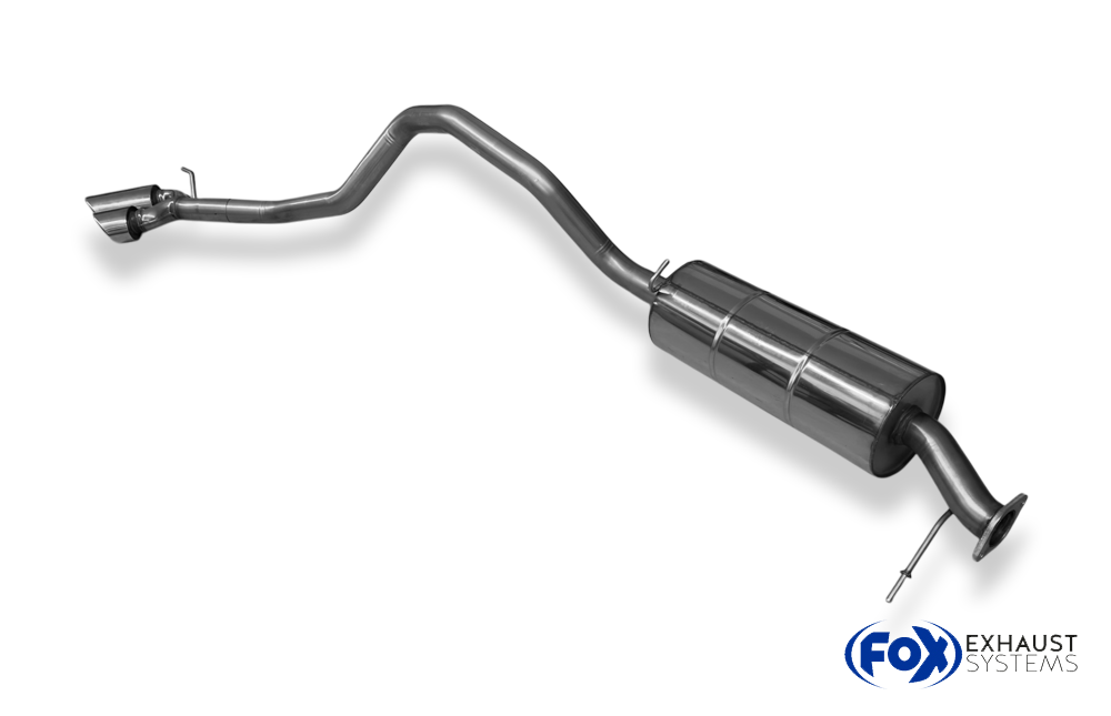 Fox passend fürFord Raptor - Doppelkabine Endschalldämpfer Sidepipe, Ausgang an der rechten Fahrzeugseite hinter dem Hinterrad  - 2x115x85 Typ 38