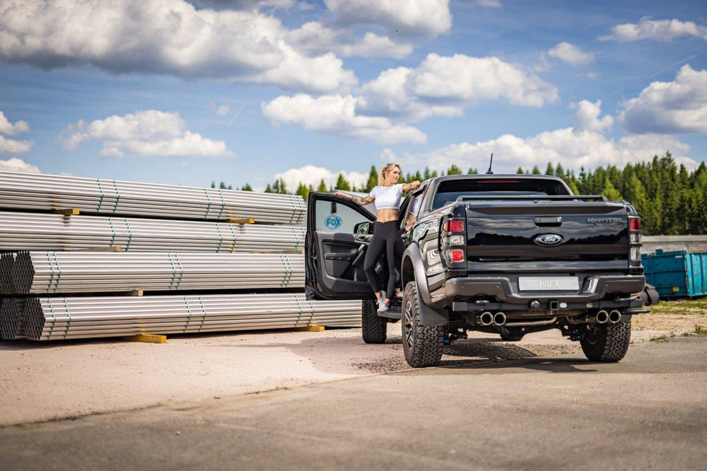 Fox passend für Ford Raptor - Doppelkabine - 2019-2021 Endschalldämpfer Ausgang rechts/links - 2x100 Typ 25 rechts/links