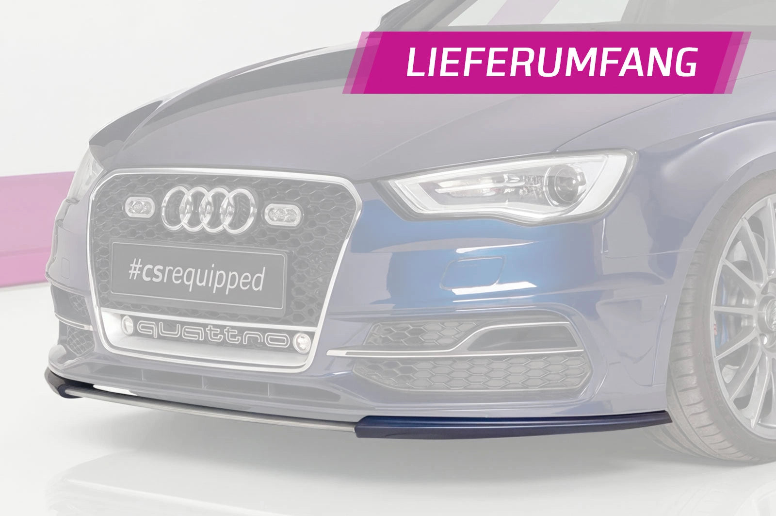 CSR Frontansatz für Audi A3 S-Line / S3 8V FA228